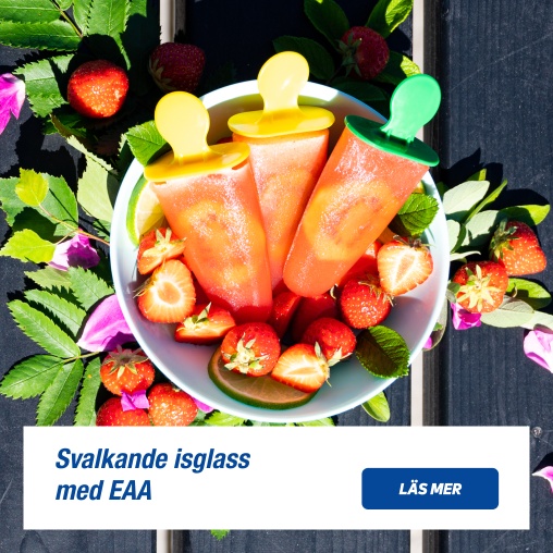 Svalkande isglass med EAA